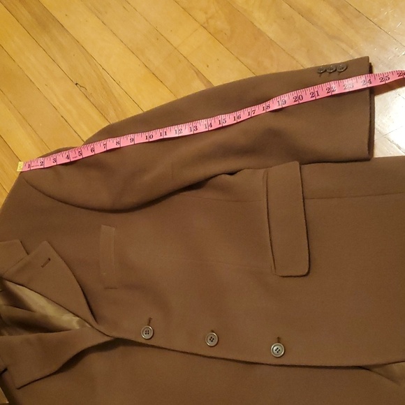 NWOT Progress 1878 wool and cashmere brown suit jacket. Size 40S. Turkey. - Picture 10 of 12